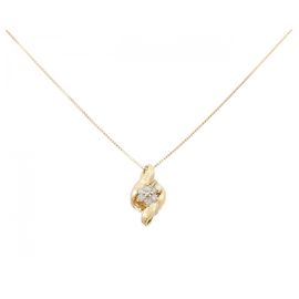 Autre Marque Collana Fiore in Diamanti Au750