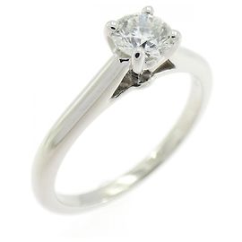 Anello Cartier 1895 Solitaire in platino Taglia 9