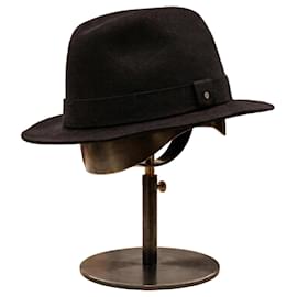 Cappello Hermès in feltro di coniglio blu scuro