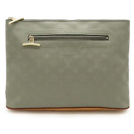 Clutch Louis Vuitton Monogram Titanium