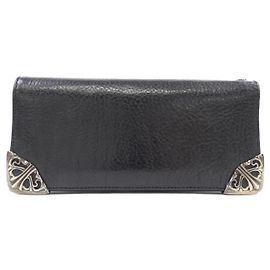 Autre Marque Cartera Chrome Hearts LNG SNGL FOLD TIPS Leather 925