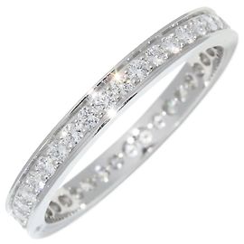 Cartier Ballerine Pt950 Diamantring Größe 52