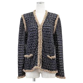 Giacca in tweed lavorato a maglia Chanel P50939