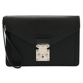 Pochette Seliere Dragonne Epi Louis Vuitton Clutch Bag