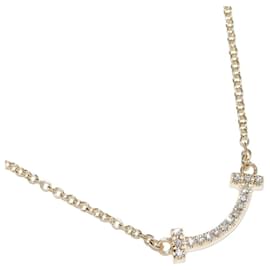 Tiffany & Co Collana Tiffany T Smile in oro au750 e diamanti