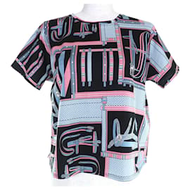 Hermès Lettres Equestres Baumwoll-T-Shirt 36