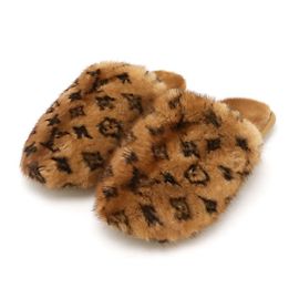 Louis Vuitton LV Suite Line Mink Fur Slippers