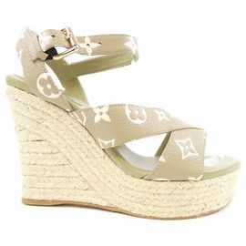 Sandali Espadrille Starboard in pelle Louis Vuitton