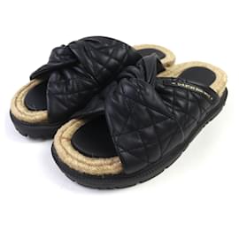 Sandali Christian Dior DTWIST in pelle di vitello trapuntata Cannage