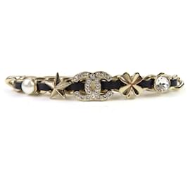 Spilla Bijou Chanel COCO Mark Chain Pearl Star Clover