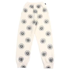 Pantaloni Jogger in pelle con patch Anagram Loewe