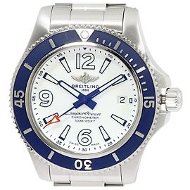 Breitling Superocean Uhr aus Edelstahl