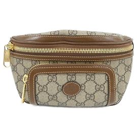 Gucci 682933 92THG Marsupio beige e marrone