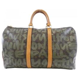 Borsa Boston Louis Vuitton Monogram Graffiti Keepall 50cm