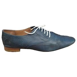 Scarpe Oxford Fratelli Rossetti in pelle blu - Autre Marque