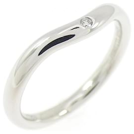 Tiffany & Co. geschwungener Ring aus Platin 1P