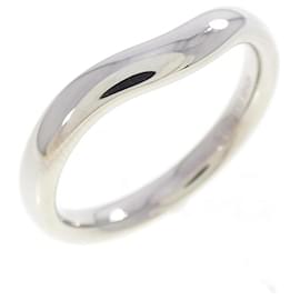 Anello a fascia curva in platino Tiffany - Tiffany & Co