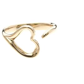 Tiffany & Co. Elsa Peretti Open Heart Ring 18K Rose Gold Mini