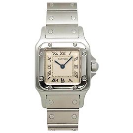 Cartier Santos Galbee SM W20024D6 Damenuhr mit Quarzwerk