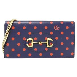 Portafoglio con catena Gucci Horsebit 1955