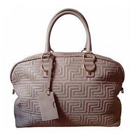 Gianni Versace Couture Borsa a mano in pelle motivo greca