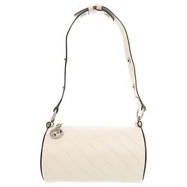 Borsa a tracolla Gucci Blondie in pelle bianca