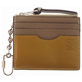 Carteira quadrada Anagram Loewe em Khaki