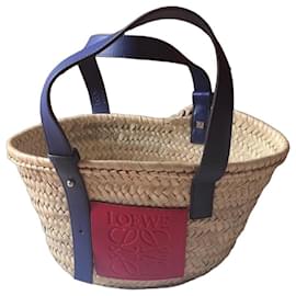 Cesta Loewe Palma Rosso e Blu