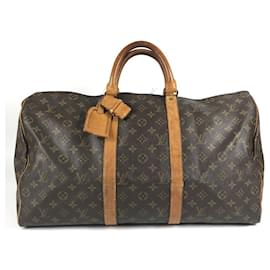 Borsa da viaggio Louis Vuitton Monogram Keepall 50