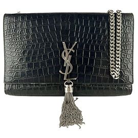 Borsa a tracolla Kate di Saint Laurent in pelle lavorata a rilievo