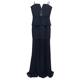 Bcbg Max Azria Abito lungo BCBGMAXAZRIA nero con cristalli