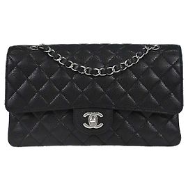 Chanel Timeless - Classic Double Flap Quilted Caviar Medium