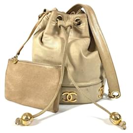 Borsa a coulisse Chanel Vintage Triple Coco CC Logo
