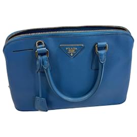 Borsa Prada Promenade Medium / Pelle Saffiano blu