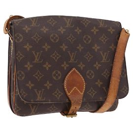 LOUIS VUITTON Borsa a Spalla Monogram Cartouchiere GM M51252 LV Auth 186346