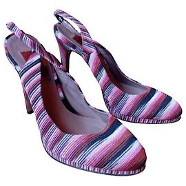 Missoni Décolleté slingback a righe