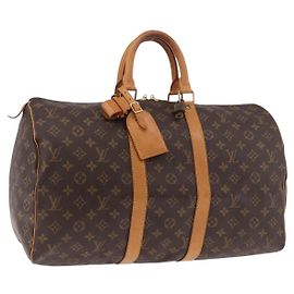 LOUIS VUITTON Borsa Boston Monogram Keepall 45 M41428 LV Auth 187805A