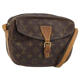 LOUIS VUITTON Monogram Jeune Fille MM Schultertasche M51226 LV Auth hk3865