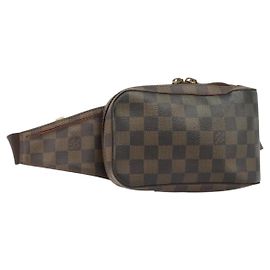 LOUIS VUITTON Borsa a Spalla Damier Ebene Geronimos N51994 LV Auth hk3860