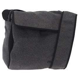 Borsa a tracolla Miu Miu in cotone grigio Auth ar13943A