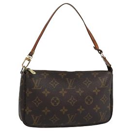 LOUIS VUITTON Monogram Pochette Accessoires Accessoire-Tasche M51980 Auth BA13468