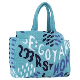 Borsa GOYARD Terry Eponge Limited Edition Bag Pile Turquoise Blue Auth SW2357SM - Goyard