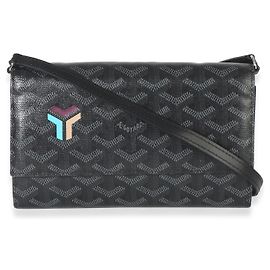 Portafoglio Continental Varenne in tela Goyardine nera Goyard