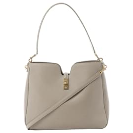 Celine Camille 16 Medium Leder 2Way Schultertasche in Beige - Céline