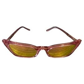 Autre Marque Poppy Lissiman Le Skinny Occhiali da sole rosa a occhio di gatto