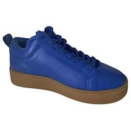 Bottega Veneta Quilt Sneakers Basse Blu