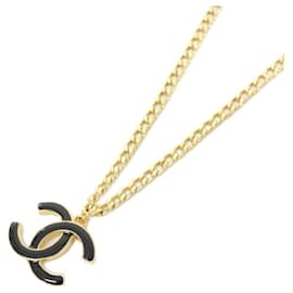 Collana Chanel AB8358 Nera e Oro