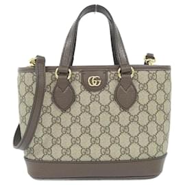 Borsa Gucci Ophidia in beige e marrone