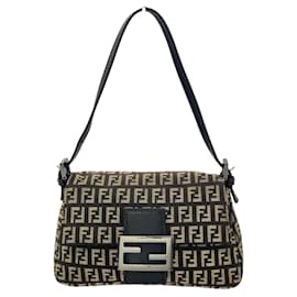 Borsa a tracolla a secchiello Fendi Zucchino Mini Mamma