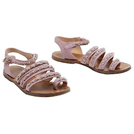 Chanel Sandali Timeless Camoscio Rosa